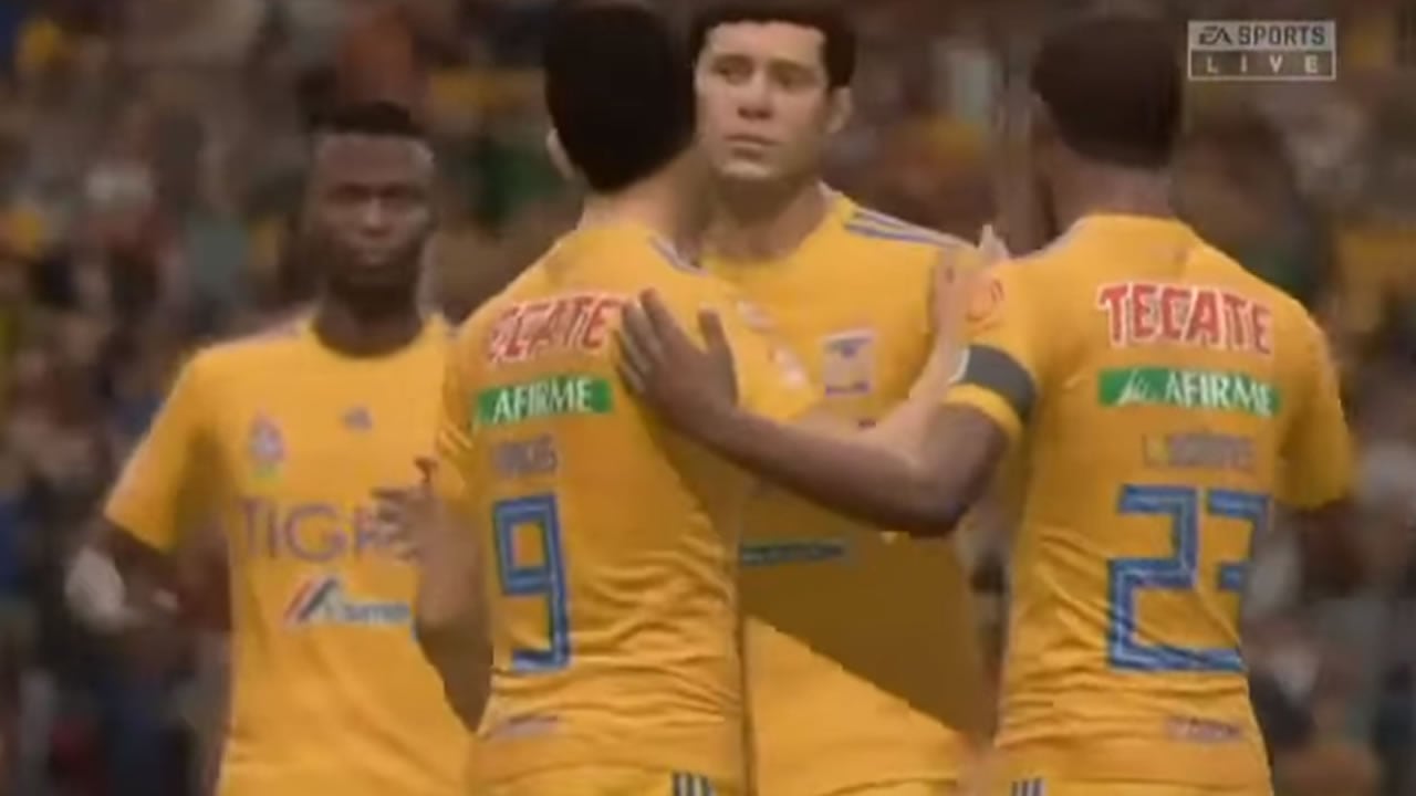Tigres sale del sótano en eLiga MX gracias a espectacular goleada (VIDEO)