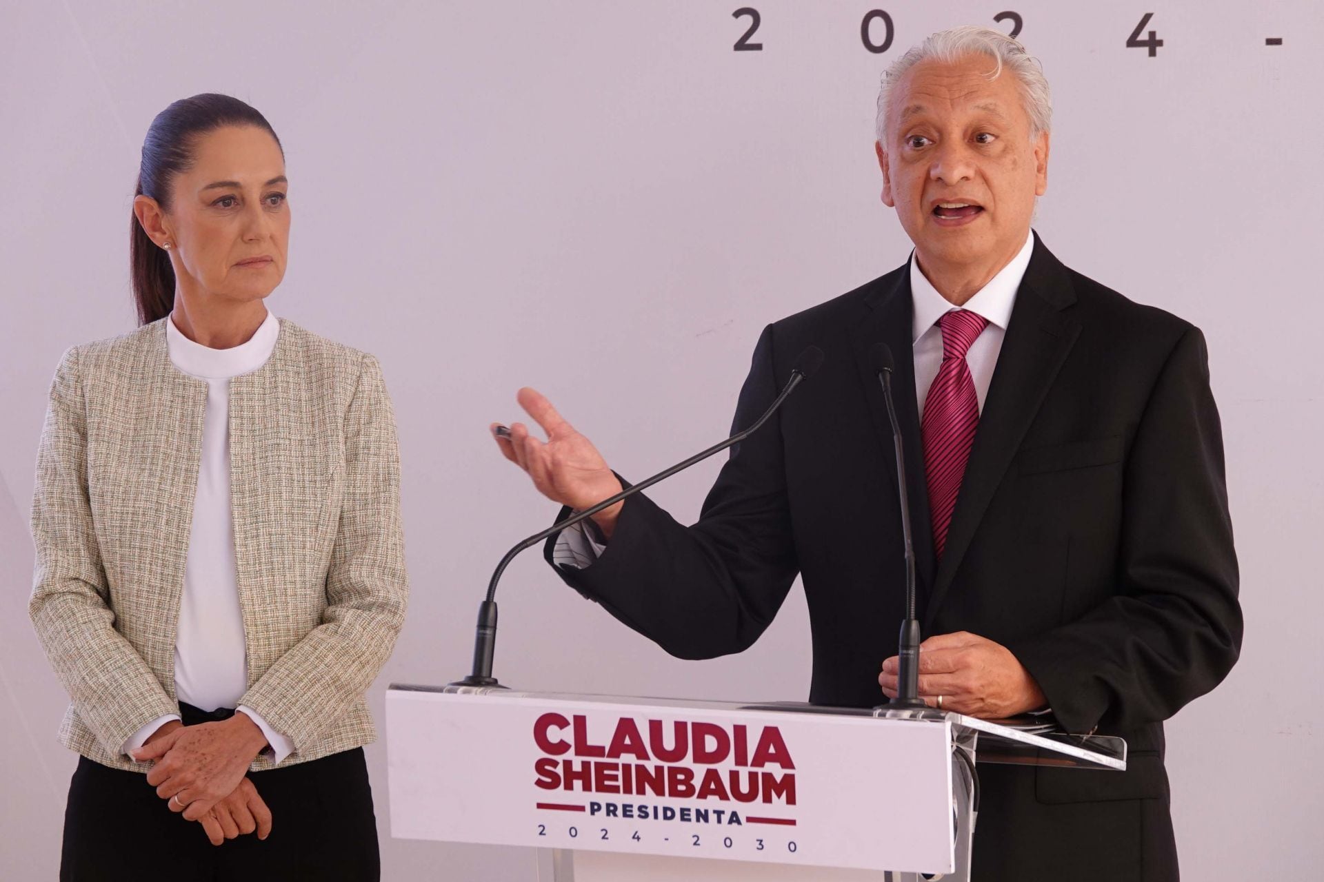 Claudia Sheinbaum y Víctor Rodríguez Padilla