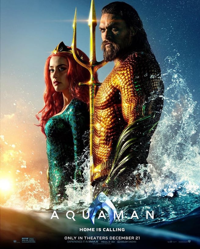 Lanzan un nuevo y espectacular póster de Aquaman