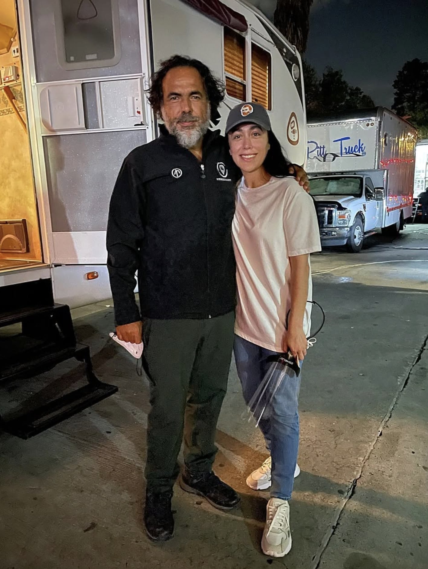 Ariadnalí De la Peña y Alejandro González Iñárritu