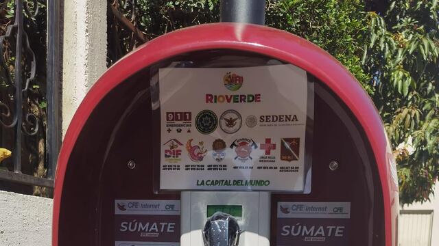 Cabinas telefónicas de la CFE