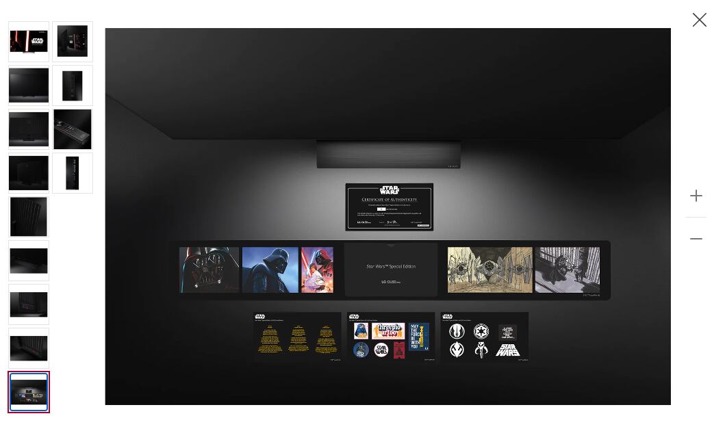 Pantalla de Darth Vader