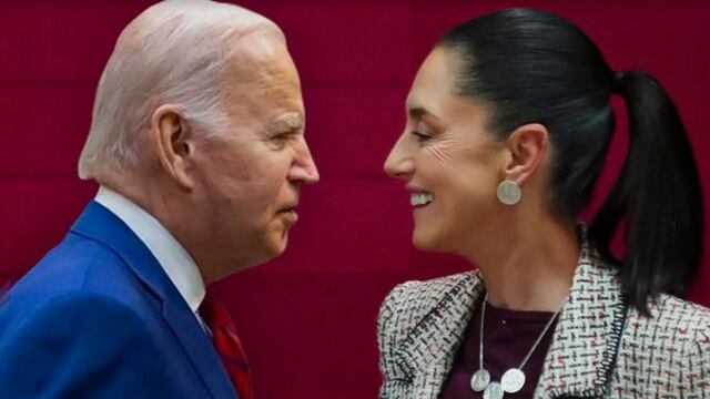 Joe Biden y Claudia Sheinbaum