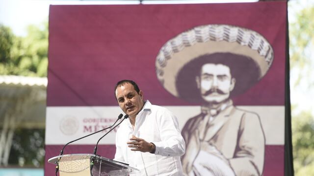 Cuauhtémoc Blanco Bravo, entregó obras públicas en el municipio de Ayala.