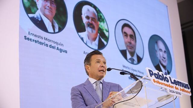 Este es el gabinete de gestión de agua de Pablo Lemus.