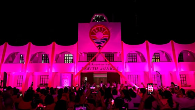 Benito Juárez se pinta de rosa