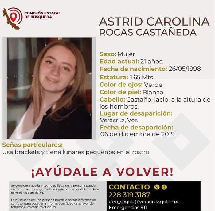 Ficha de búsqueda de Astrid.