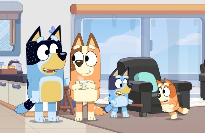 Bluey y Bingo juegan a tener una tarde de spa