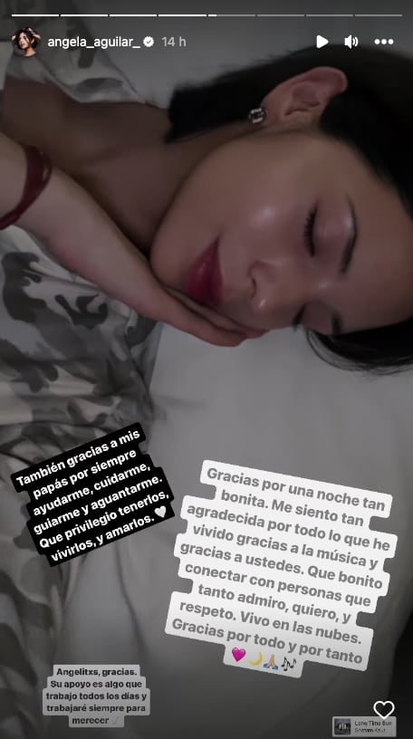 Ángela Aguilar en Instagram