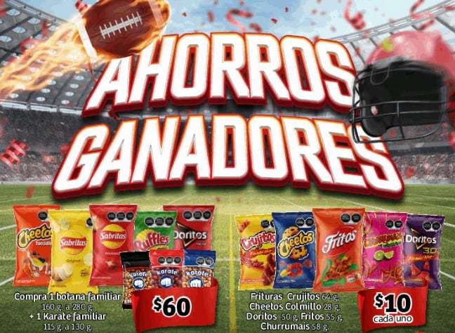 Para el Super Bowl LVIII, no te pierdas los mejores precios que Soriana Mercado tiene para ti