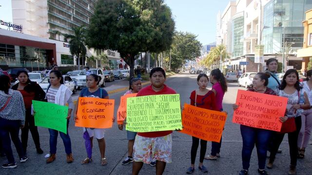 Padres de niños con cáncer