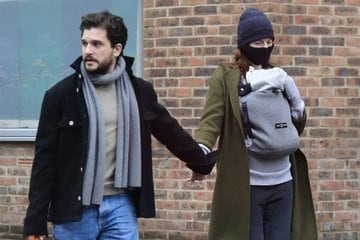 Kit Harington, Rose Leslie y su bebé