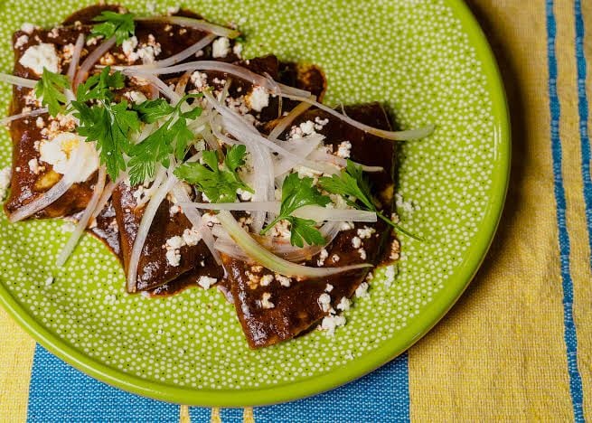 Gastronomía mexicana; enchiladas