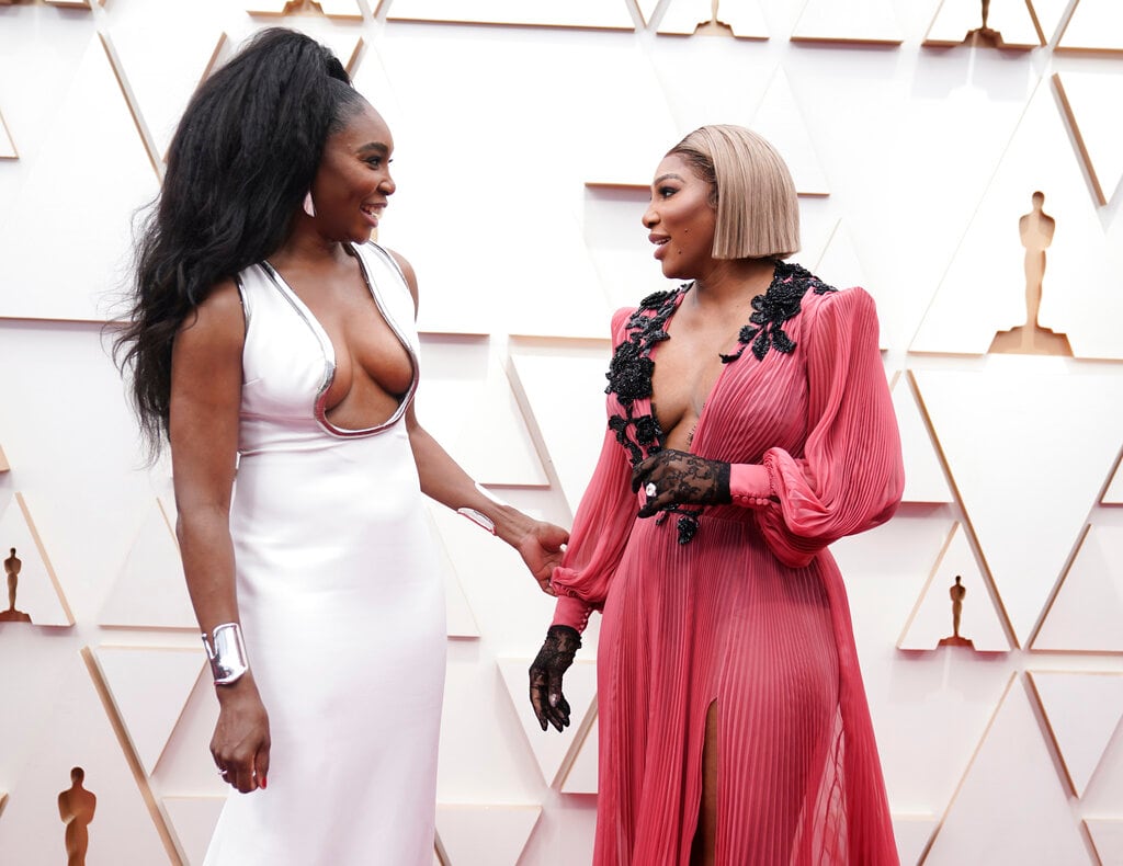 Venus Williams y Serena Williams en los Oscar 2022