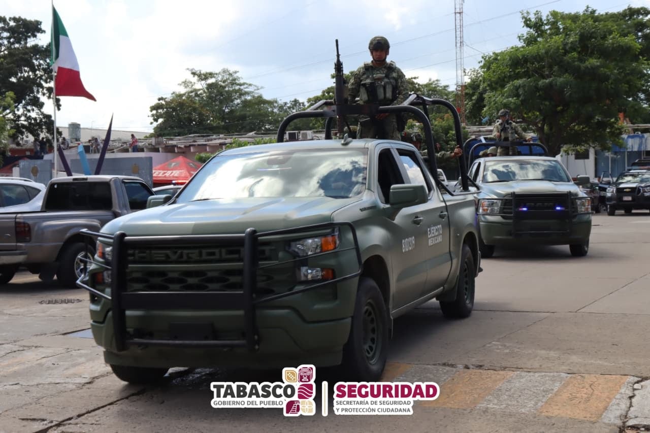 FIRT Olmeca mantiene operativos estratégicos para reforzar la seguridad en Tabasco