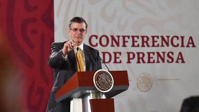 Canciller Marcelo Ebrard