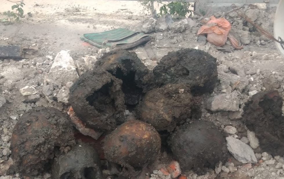Hallan cráneos en colonia Guerrero