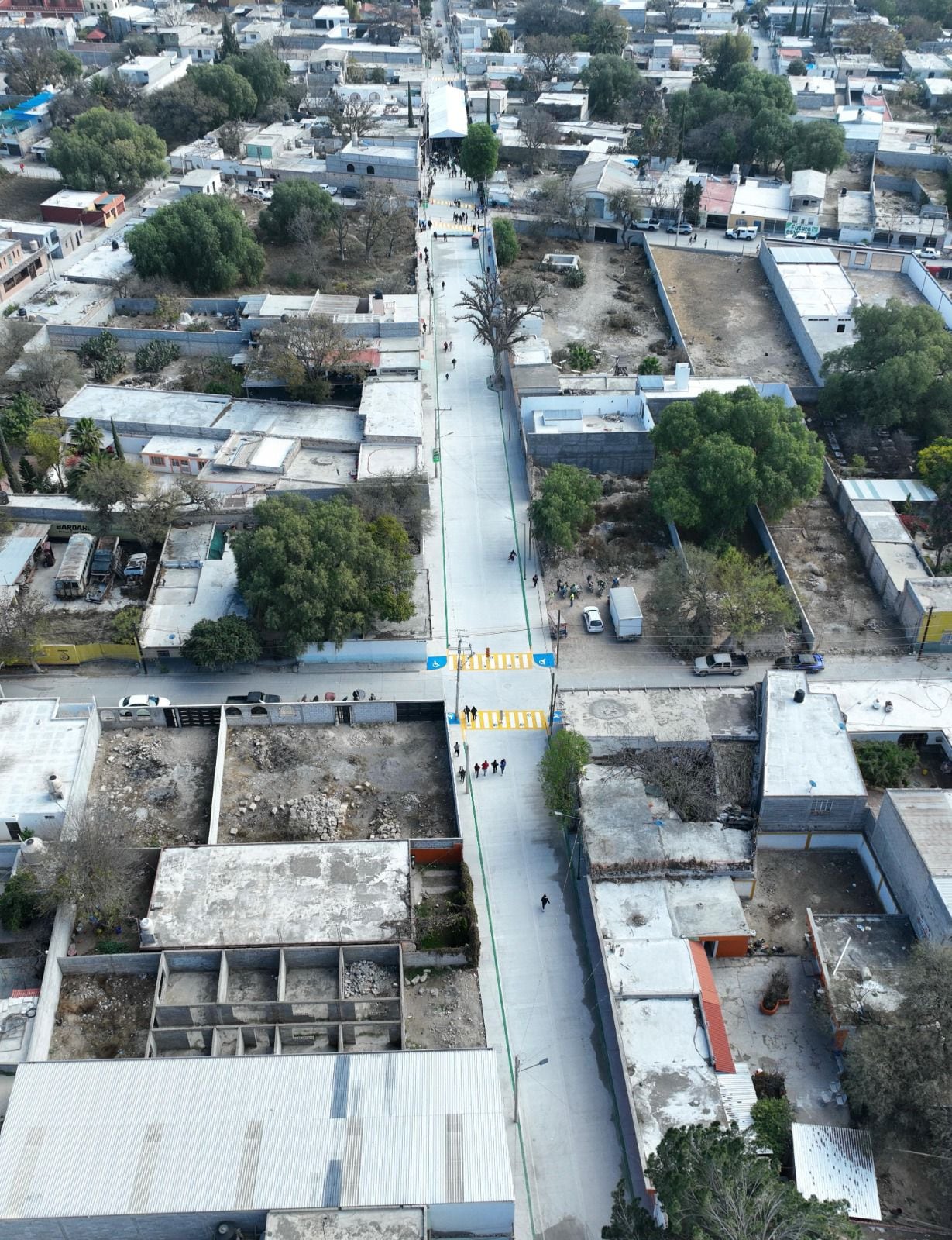 Ricardo Gallardo, gobernador de San Luis Potosí, entrega modernización de la calle Manuel Doblado, en el municipio de Cedral