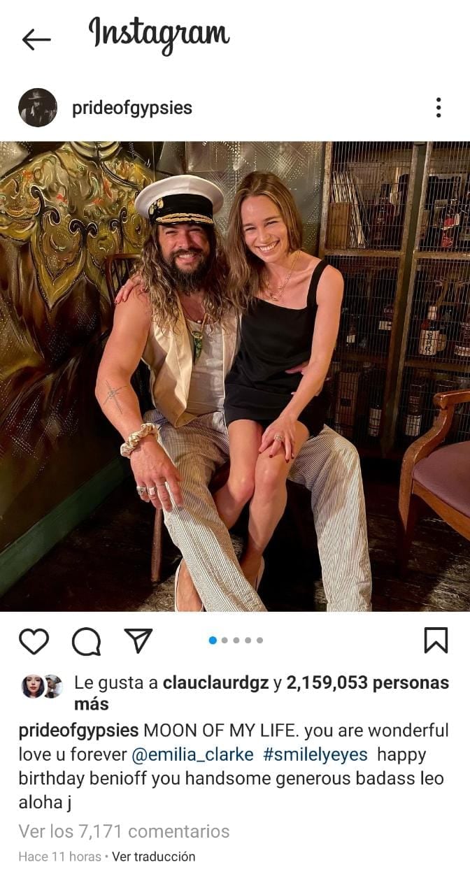 Publicación de Instagram