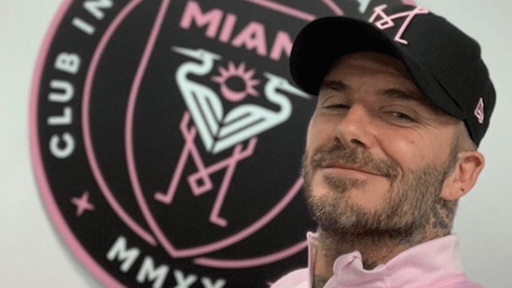 David Beckham, futbolista.