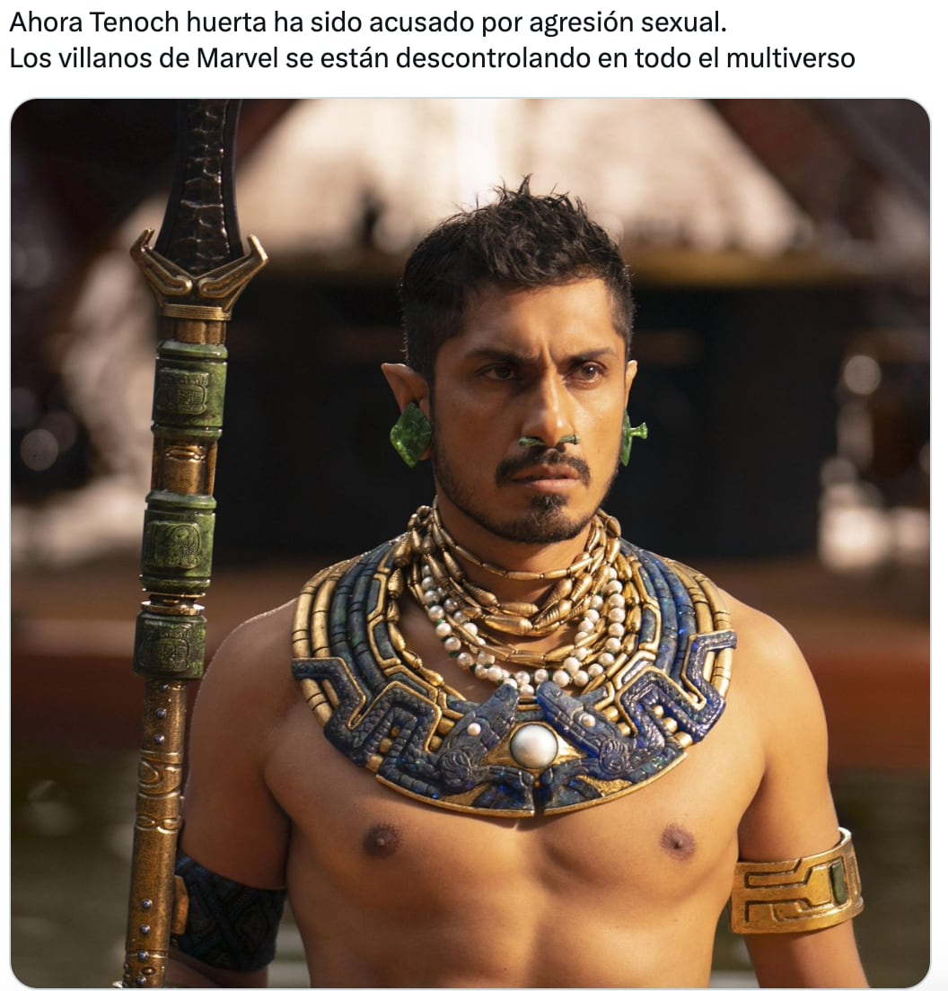 Tenoch Huerta es comparado con Jonathan Majors tras acusaciones