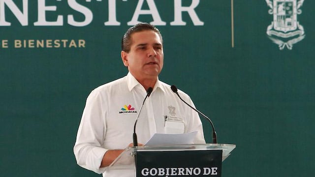 El gobernador de Michoacán, Silvano Aureoles.