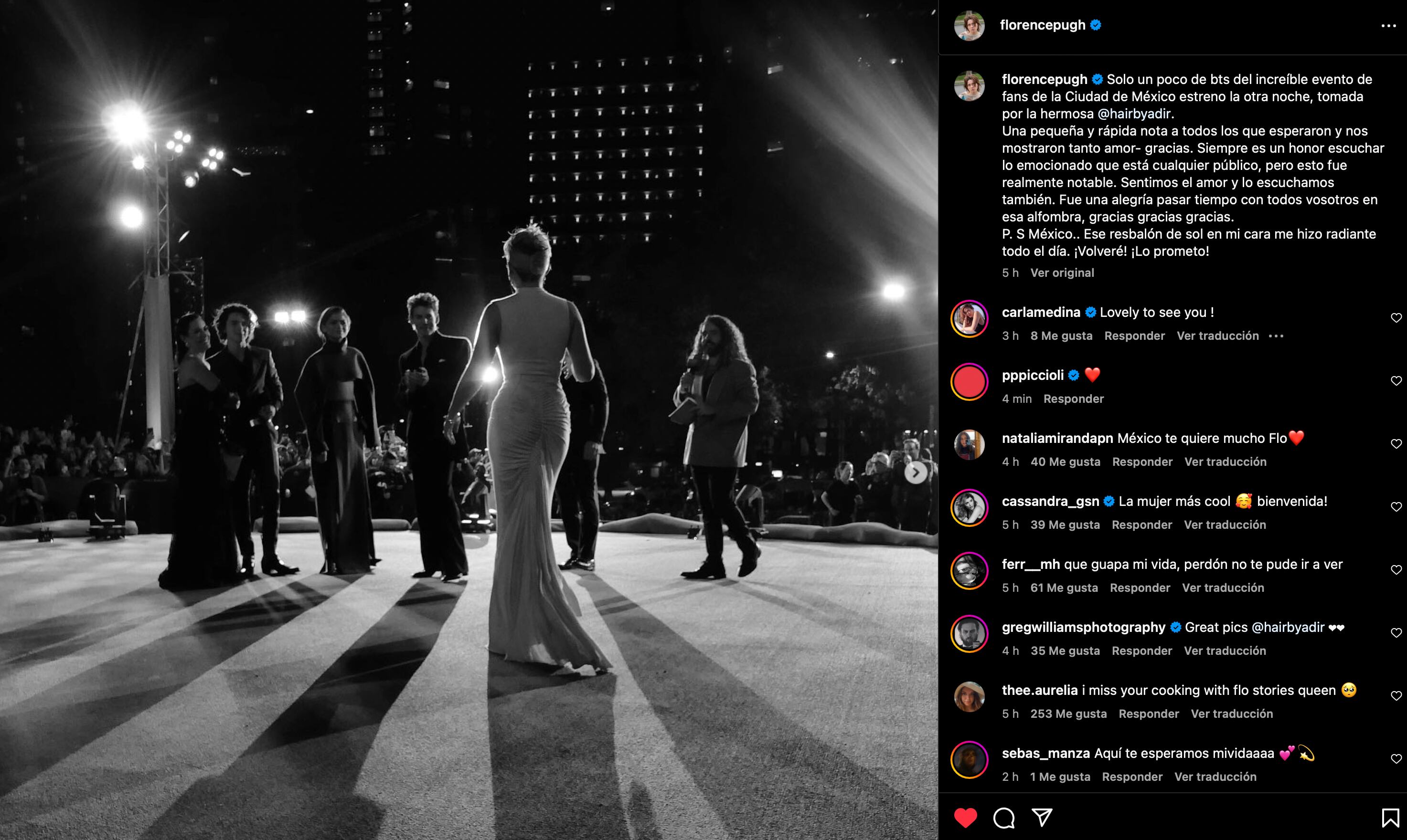 Florence Pugh volvería a México tras recibir su Doctor Simi Midsommar