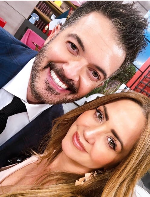 Andrea Legarreta y Fernando del Solar
