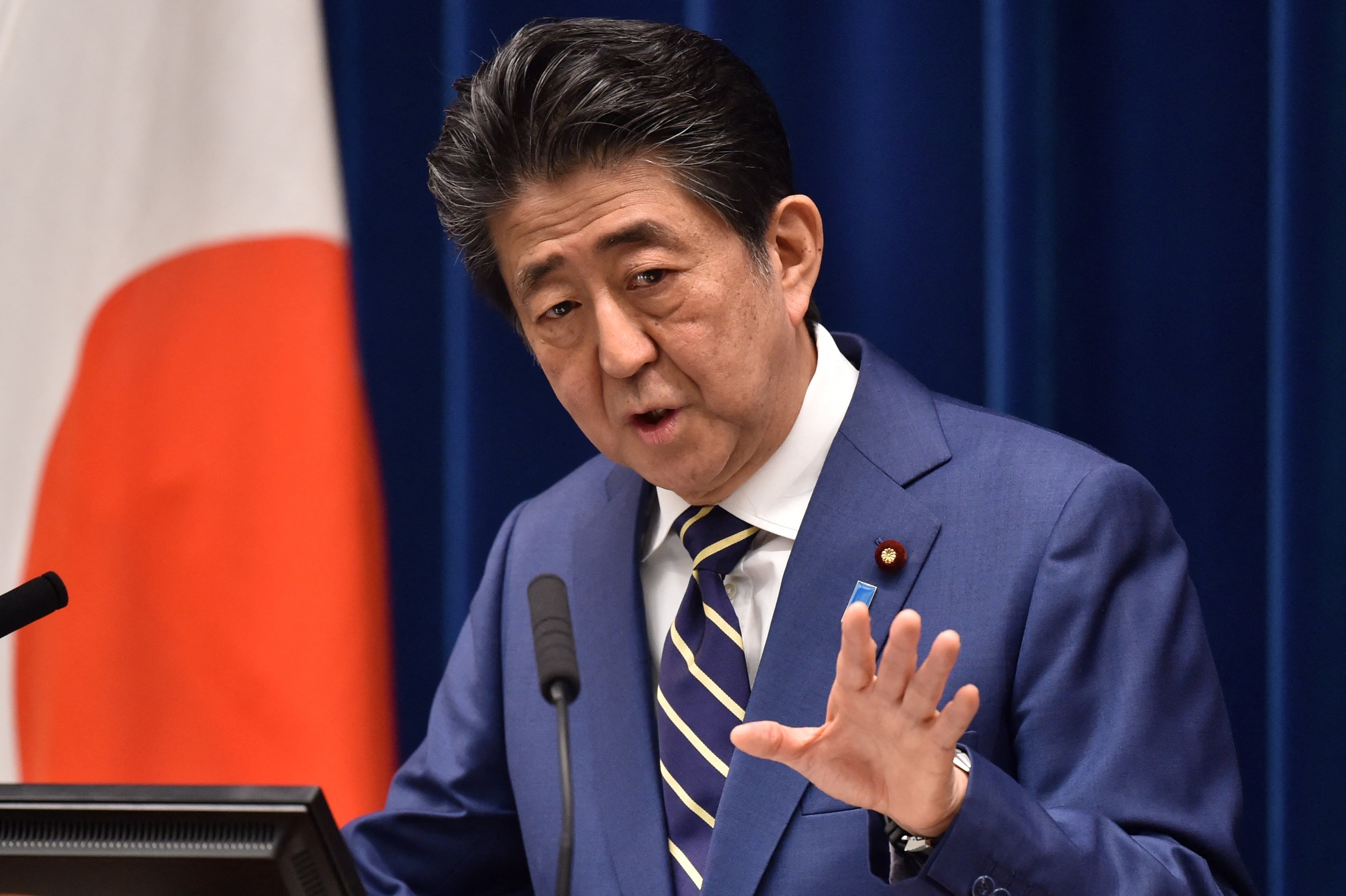 Shinzo Abe, exprimer ministro de Japón
