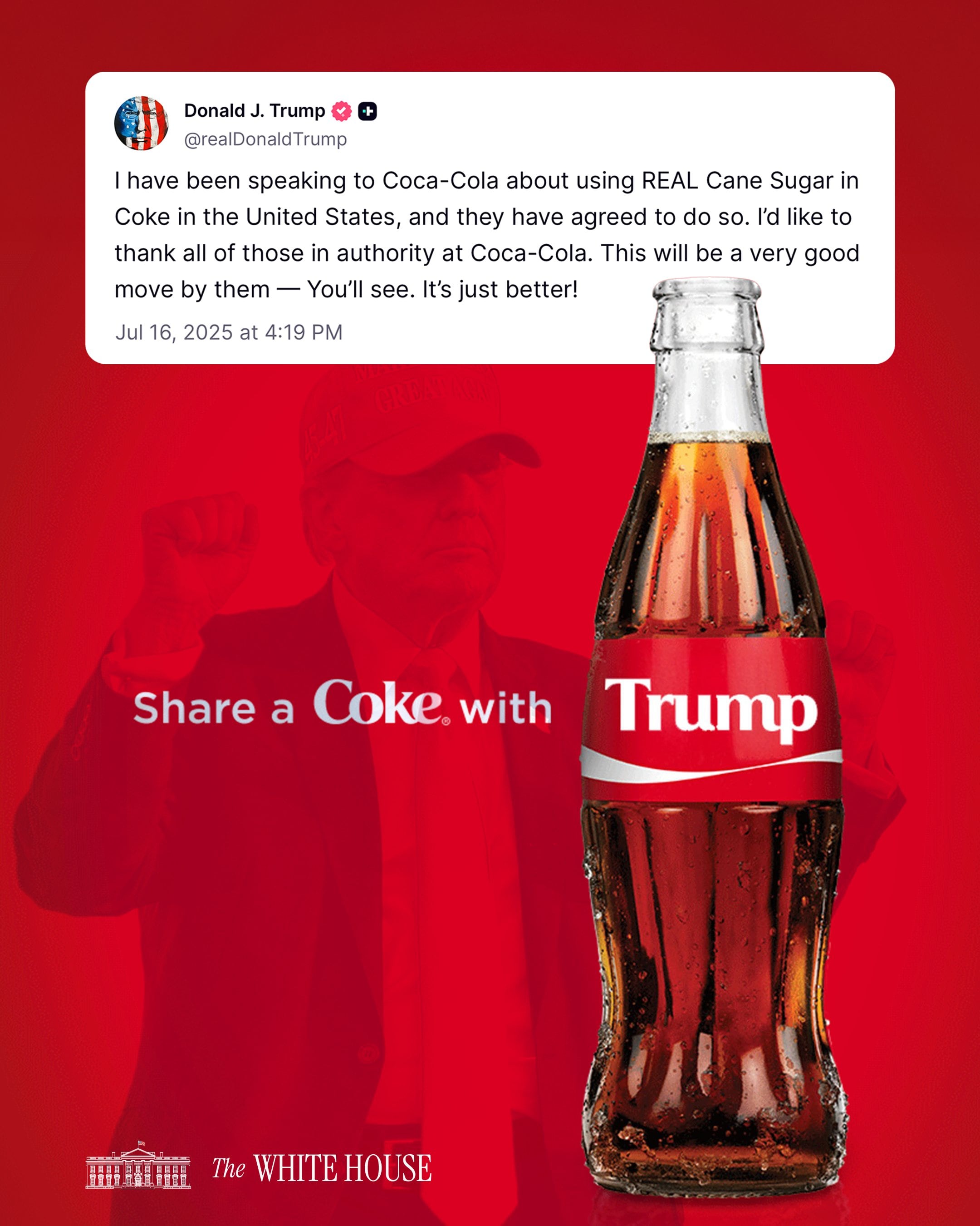 Donald Trump y Coca-Cola