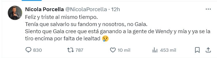Tuit de Nicola Porcella