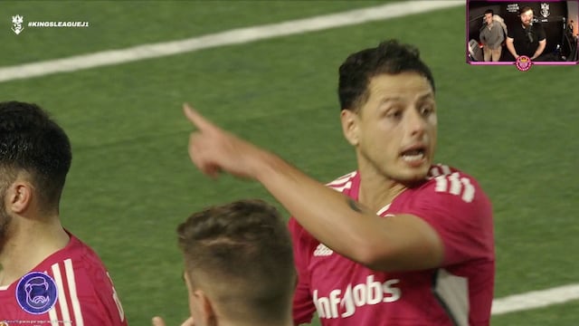 Chicharito Hernández debutó con Porcinos FC en la Kings League.