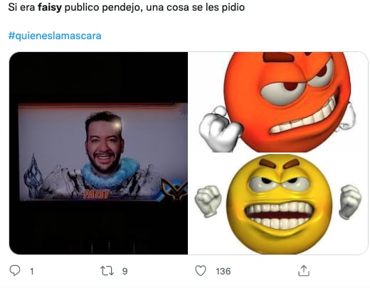 Memes de la salida Faisy de ¿Quién es la máscara 2021?