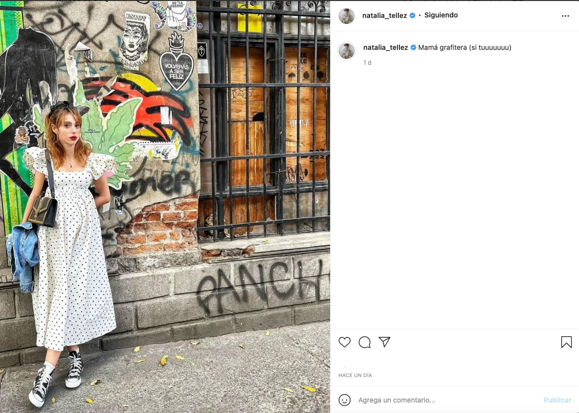 Natalia Téllez presume ser una "mamá grafitera"