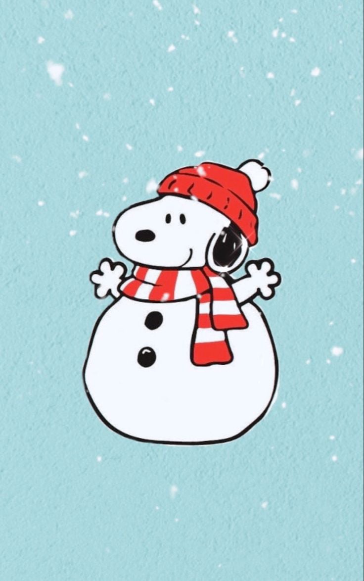 Tarjetas navideñas de Snoopy para regalar en Navidad