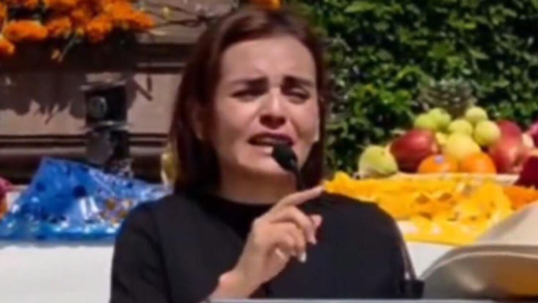 Grecia Quiroz, viuda de Carlos Manzo