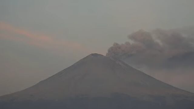 Volcán Popocatépetl el 21 de diciembre