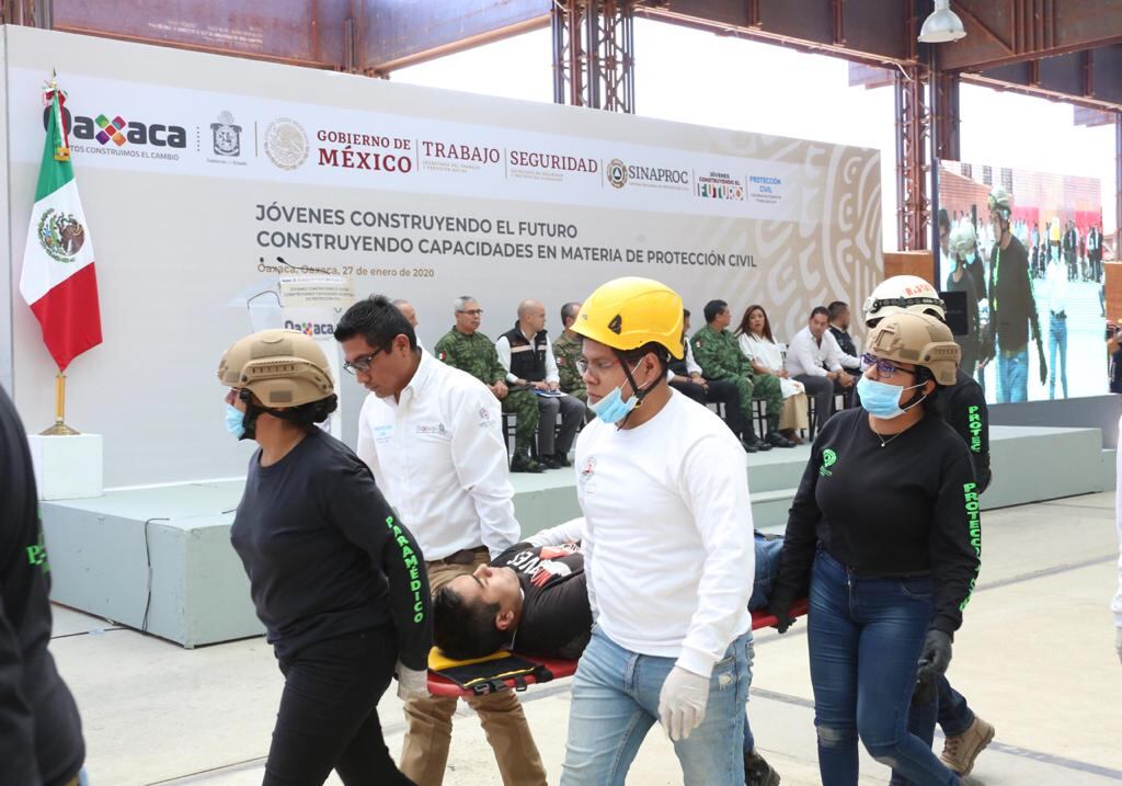 Durante el evento algunos miembros de Jóvenes Construyendo el Futuro realizaron una demostración abierta de las diversas técnicas desarrolladas.