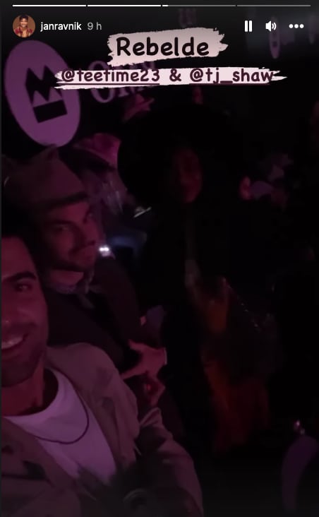 Jan Ravnik, bailarín de Taylor Swift en el concierto de RBD
