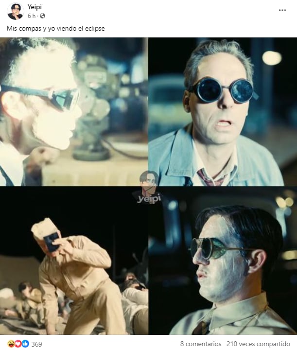 Memes del eclipse solar 2024 en México
