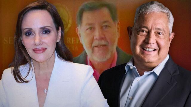 Lilly Téllez, Gerardo Fernández Noroña y Carlos Velázquez de León