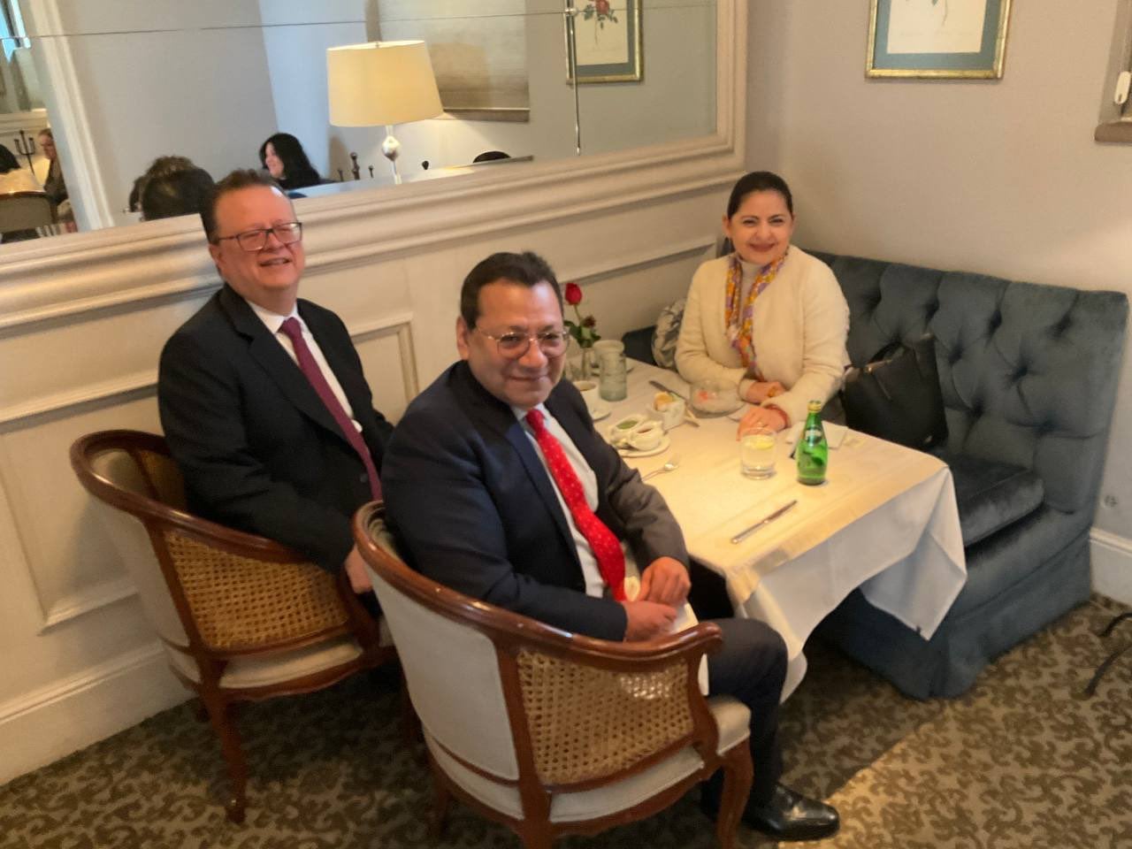 Magistrados Mónica Soto, Felipe de la Mata y Felipe Fuentes