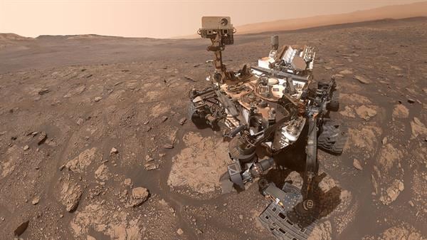 Curiosity en Marte.