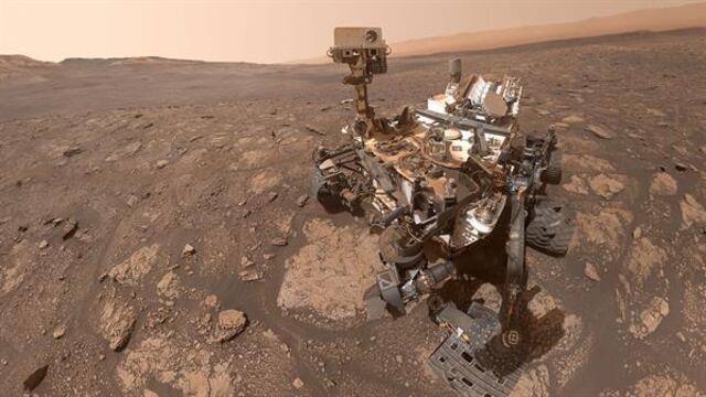 Curiosity en Marte.