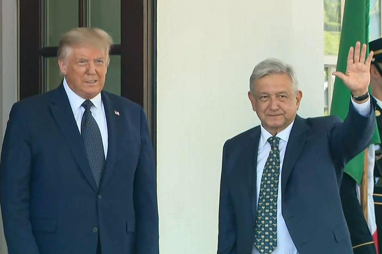 AMLO con Donald Trump