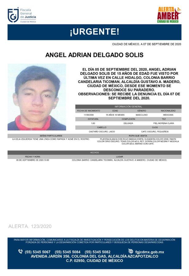 Ficha de búsqueda de Ángel