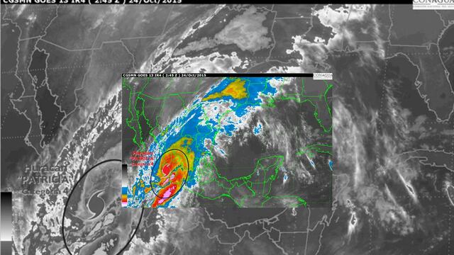 El huracán bajó su intensidad a categoría 5, según confirmaron autoridades mexicanas.