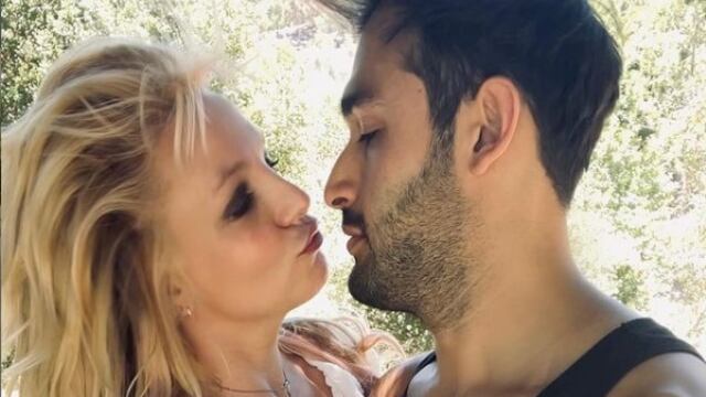 Britney Spears y su novio Sam Asghari