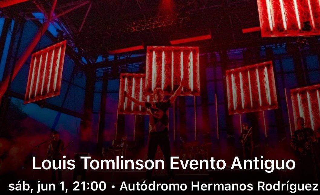 Cambio de Ticketmaster en concierto de Louis Tomlinson en CDMX