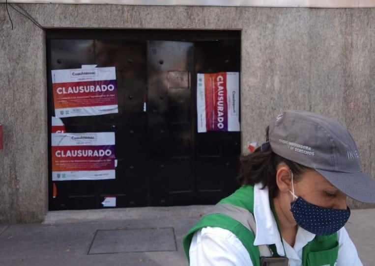 Inmueble del PT clausurado